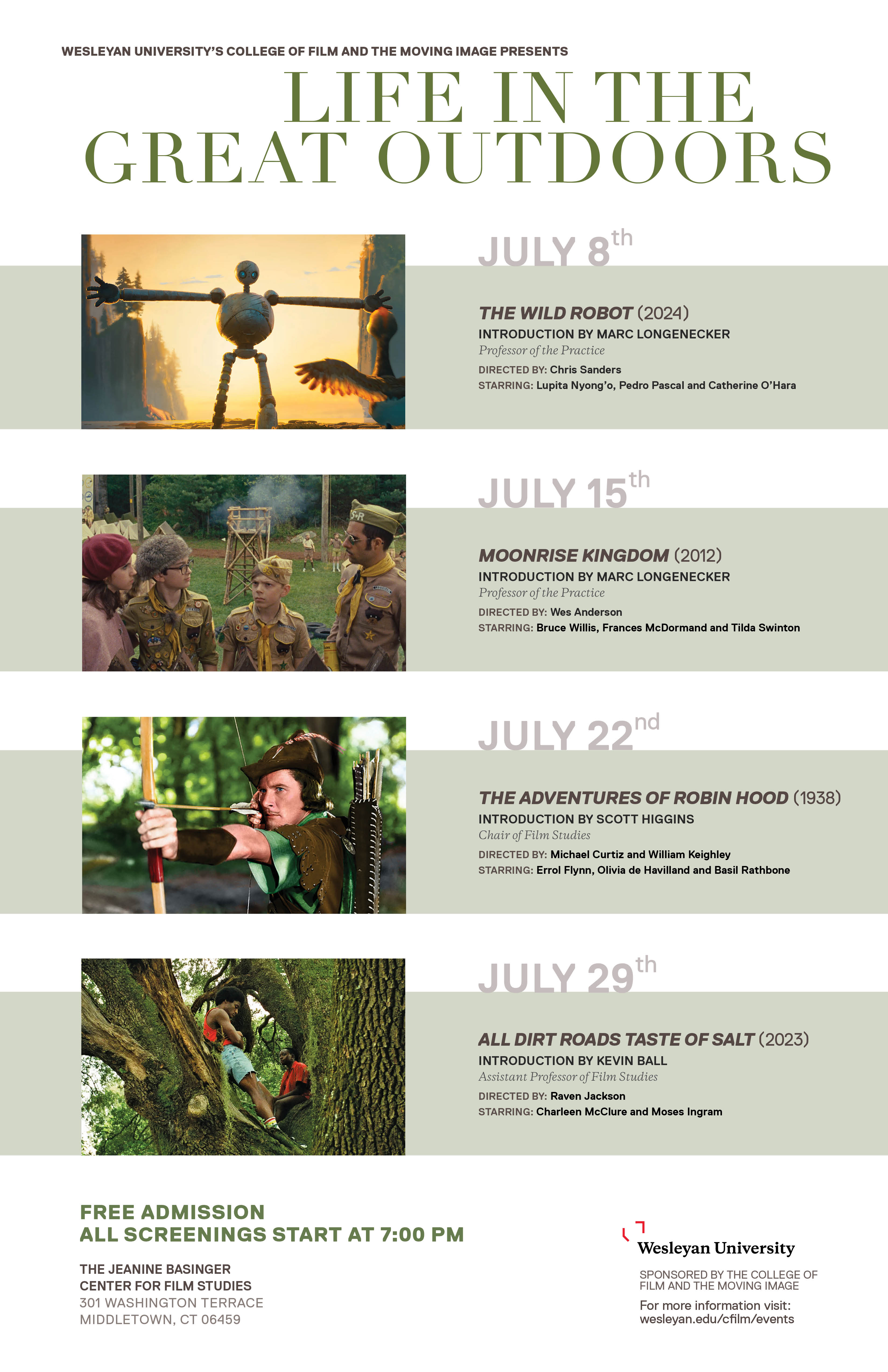 Summer Film Series 2025 Poster